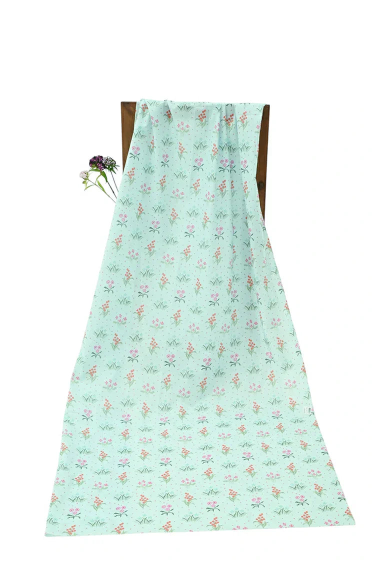 1-PC Unstitched Printed Cambric Kurti