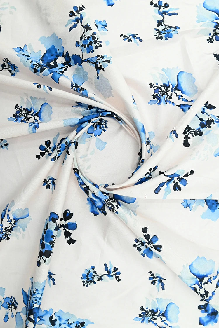 1-PC Unstitched Printed Cambric Kurti