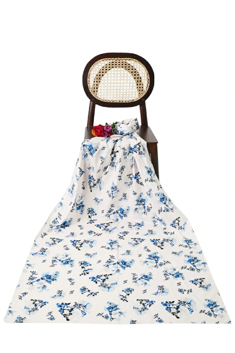 1-PC Unstitched Printed Cambric Kurti