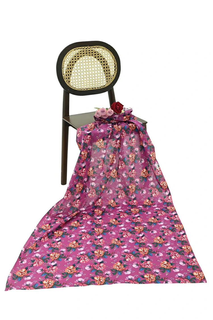 1-PC Unstitched Printed Cambric Kurti