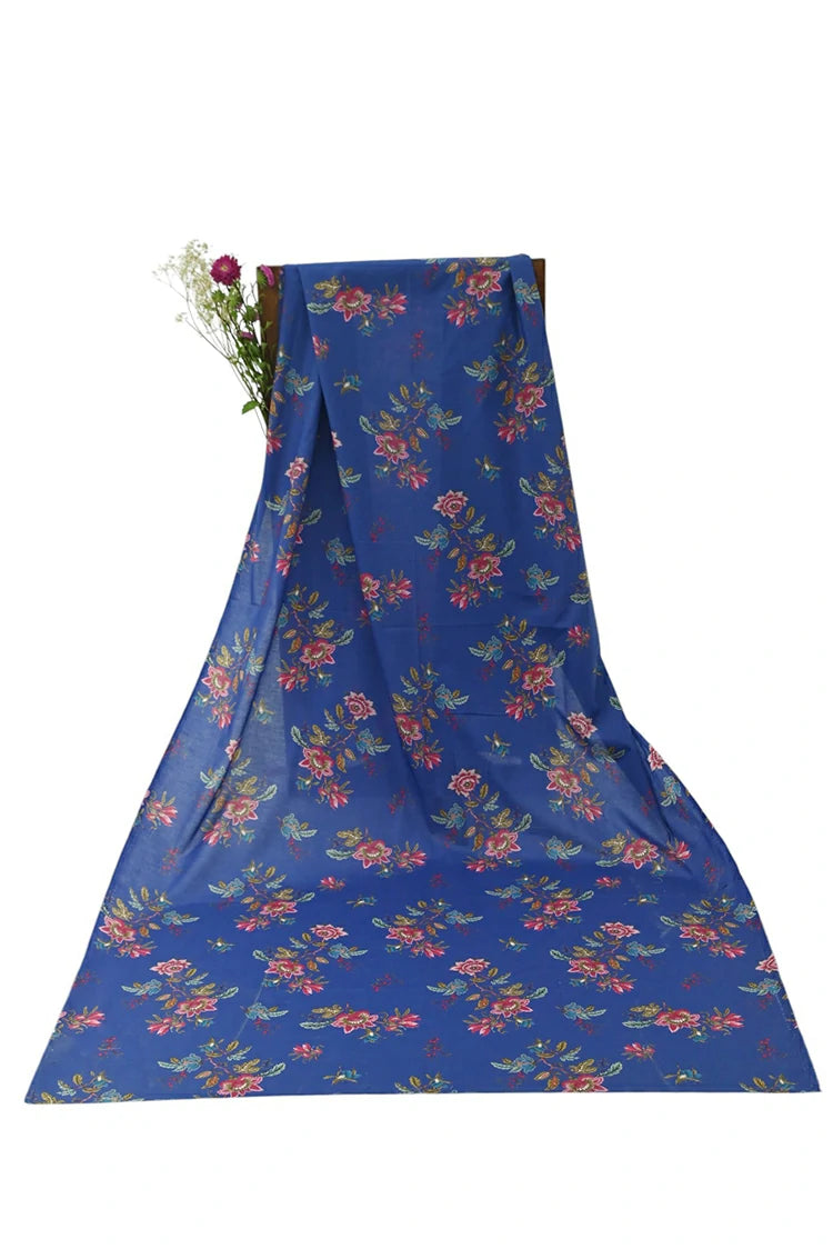 1-PC Unstitched Printed Cambric Kurti