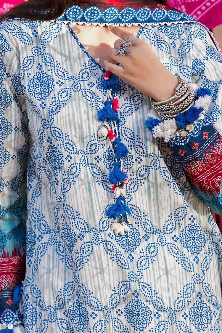 3-PC Unstitched Printed Lawn Suit