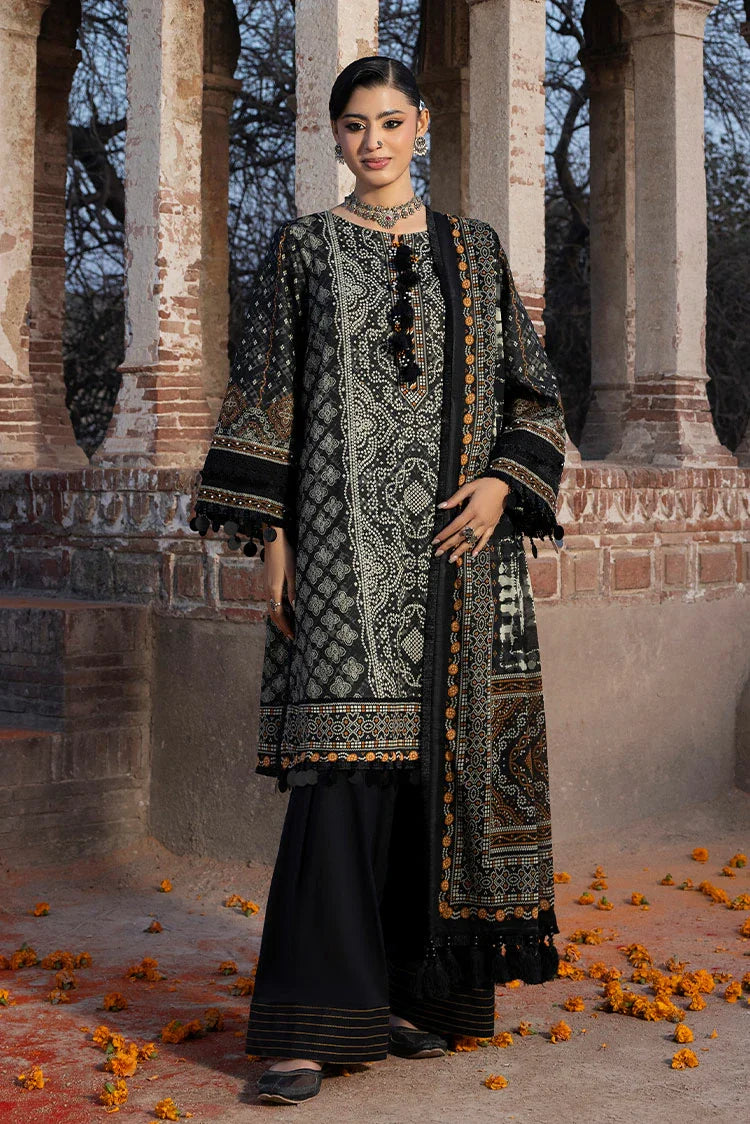 3-PC Unstitched Printed Lawn Suit