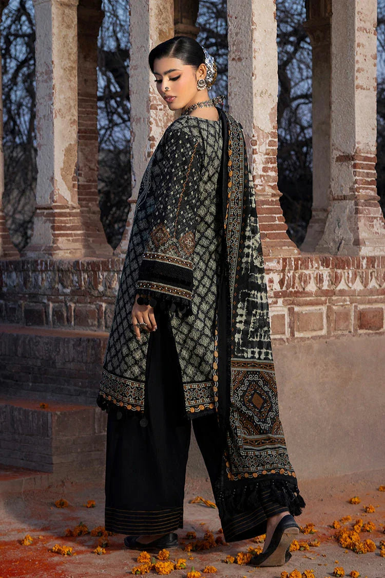 3-PC Unstitched Printed Lawn Suit