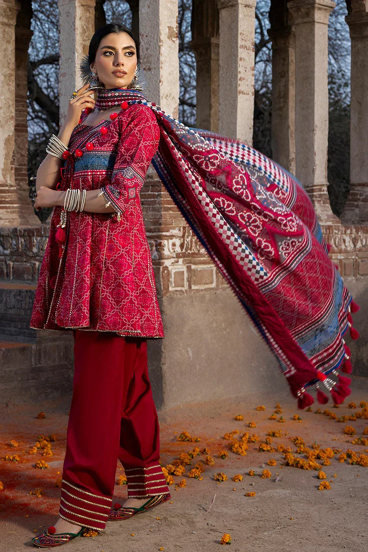 3-PC Unstitched Printed Lawn Suit