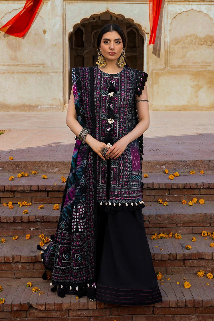 3-PC Unstitched Printed Lawn Suit