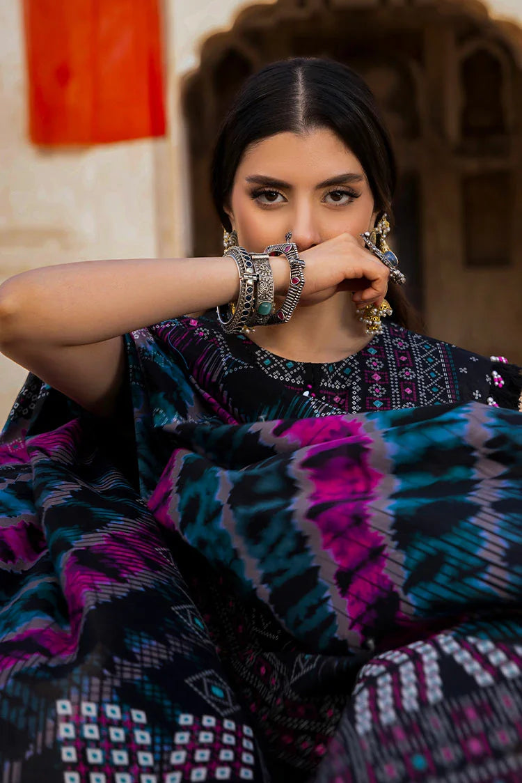 3-PC Unstitched Printed Lawn Suit