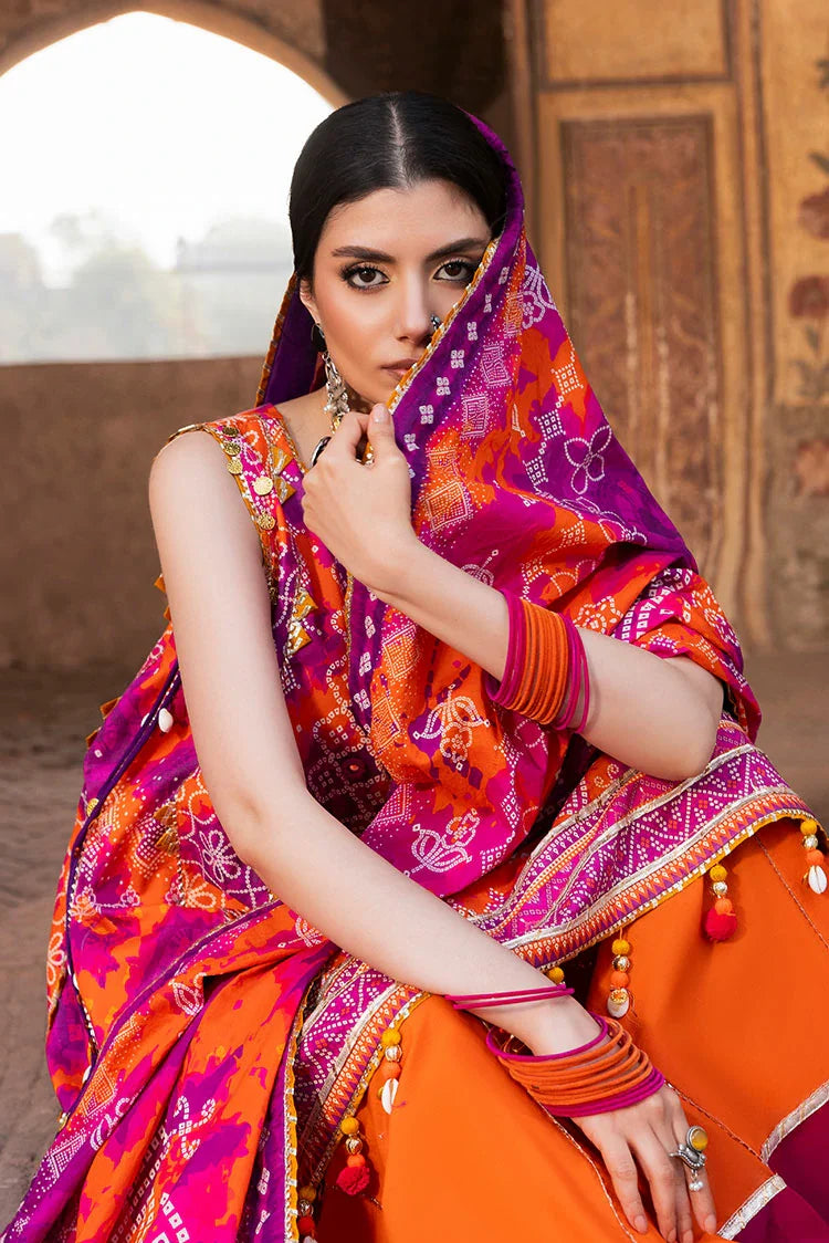 3-PC Unstitched Printed Lawn Suit