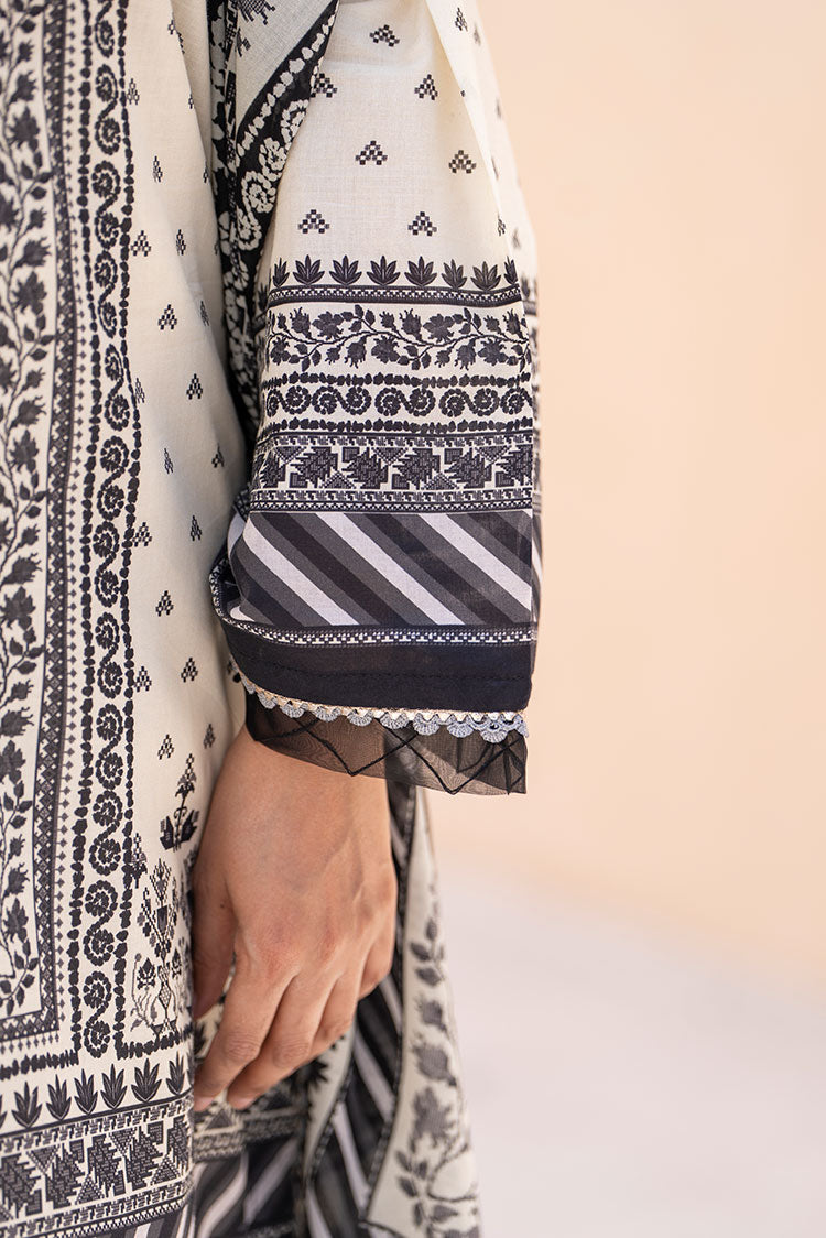 3-PC Unstitched Printed Lawn Suit