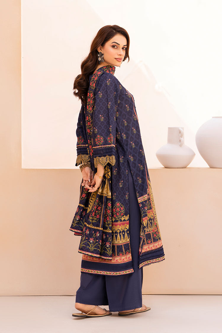 3-PC Unstitched Printed Lawn Suit