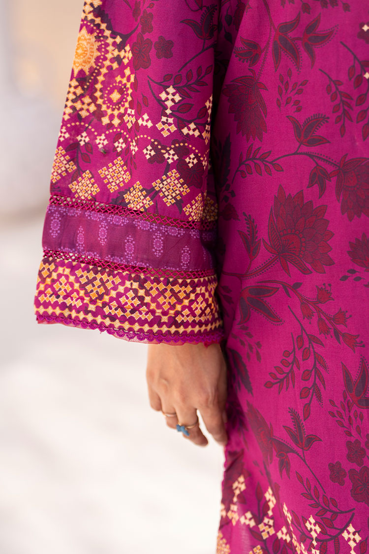 3-PC Unstitched Printed Lawn Suit