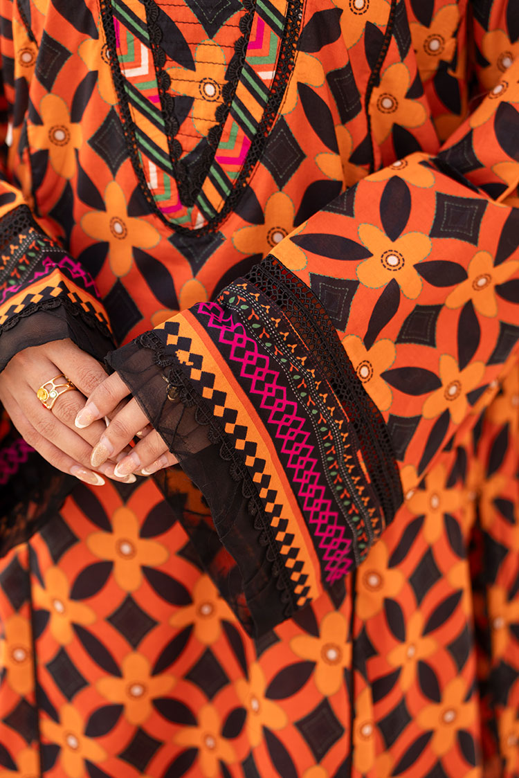 3-PC Unstitched Printed Lawn Suit