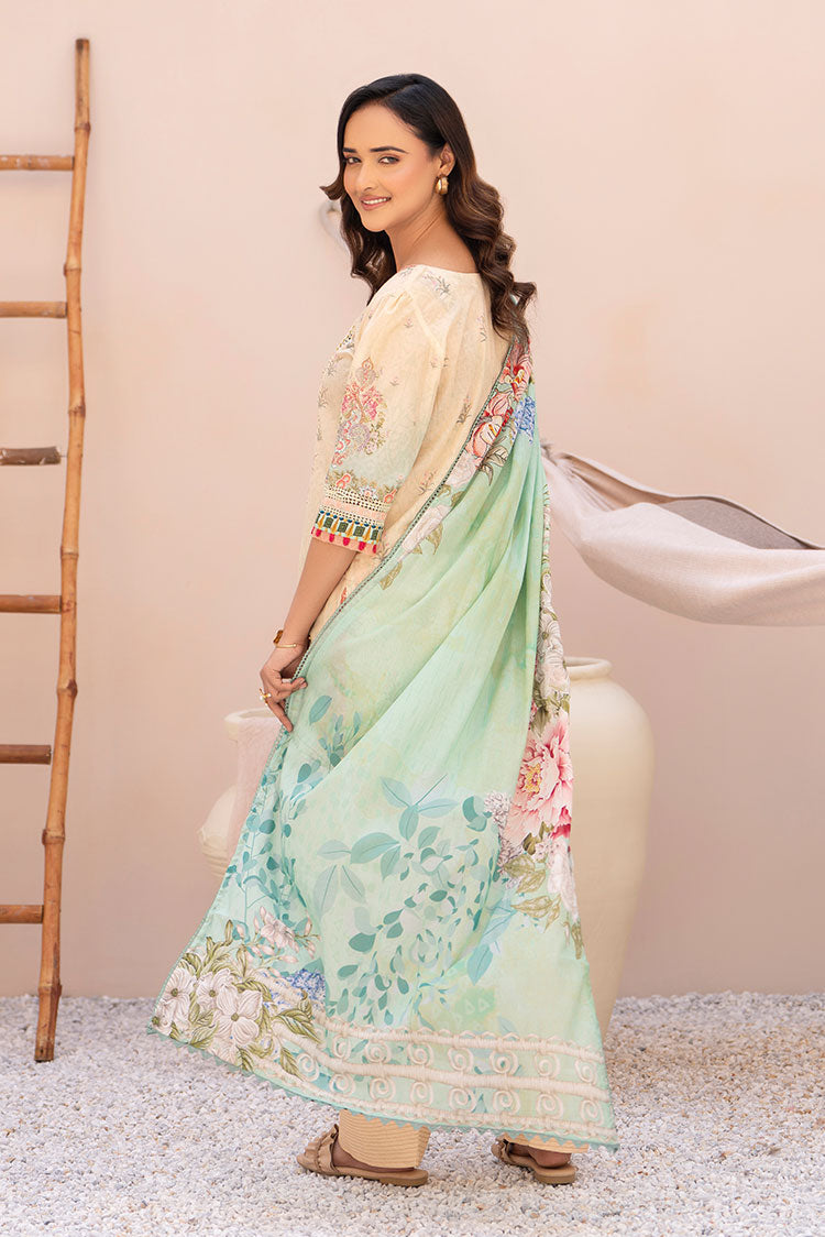 3-PC Unstitched Printed Lawn Suit