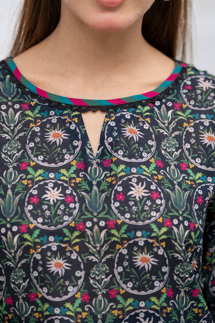 3-PC Unstitched Printed Lawn Suit