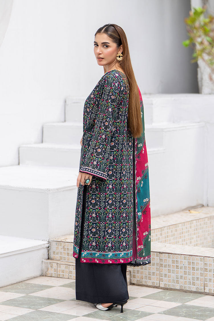 3-PC Unstitched Printed Lawn Suit