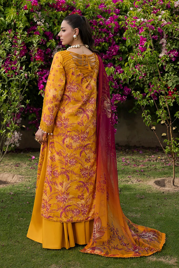 3-PC Unstitched Embroidered Lawn Suit