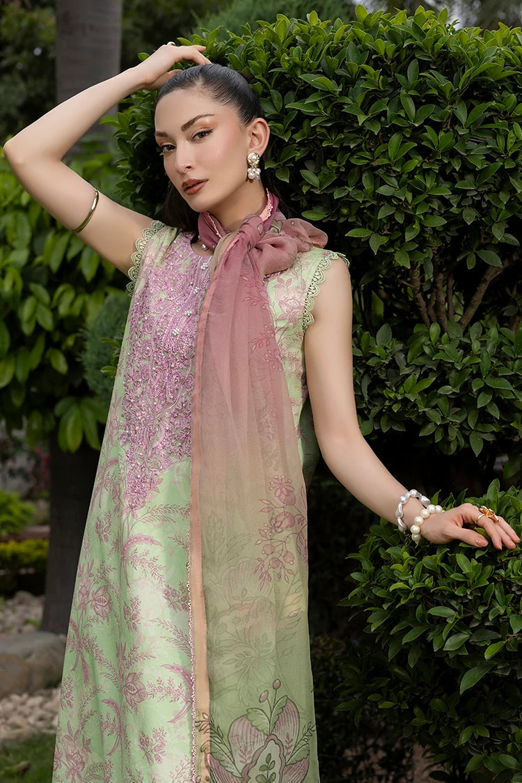 3-PC Unstitched Embroidered Lawn Suit