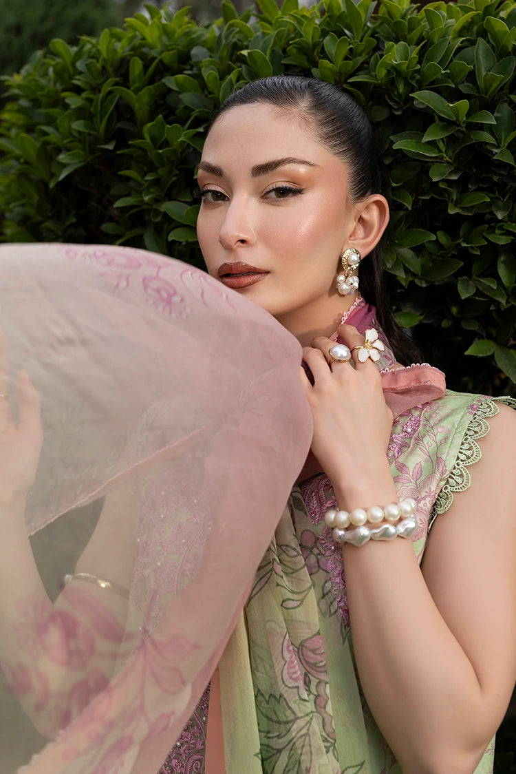 3-PC Unstitched Embroidered Lawn Suit