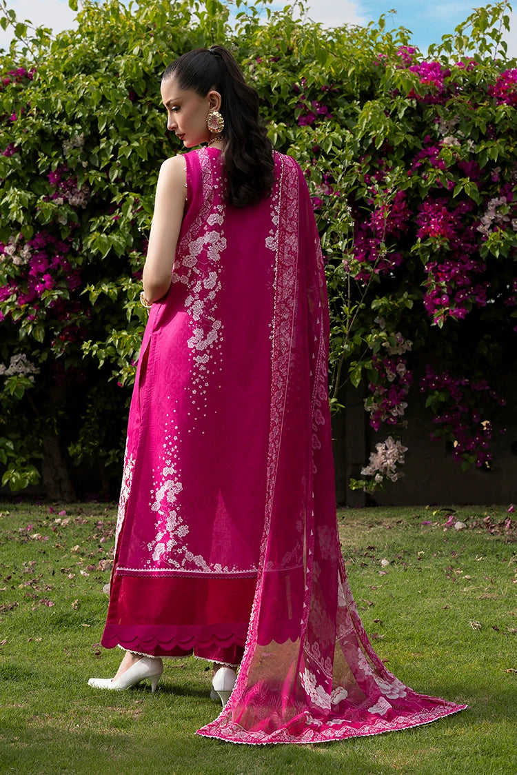 3-PC Unstitched Embroidered Lawn Suit