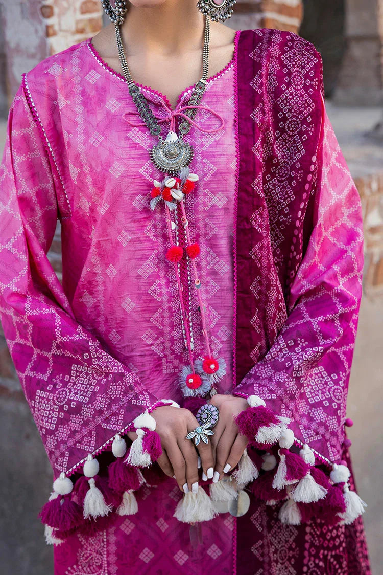 3-PC Unstitched Printed Lawn Suit