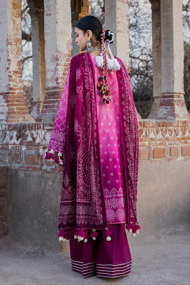 3-PC Unstitched Printed Lawn Suit