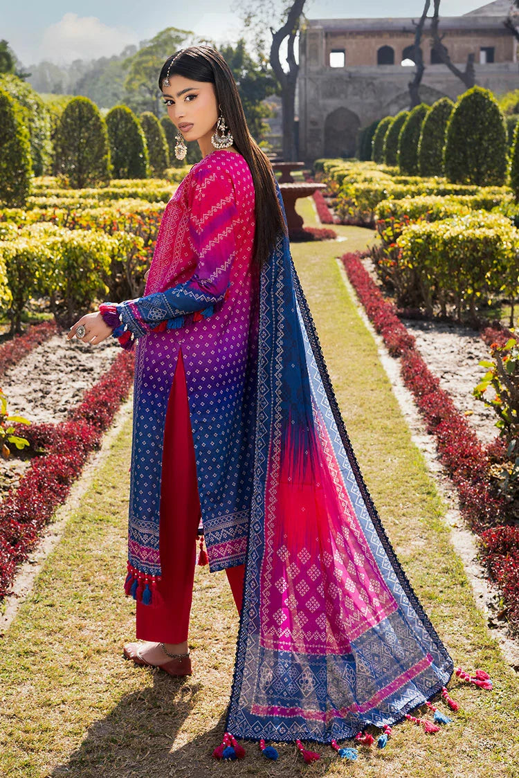 3-PC Unstitched Printed Lawn Suit