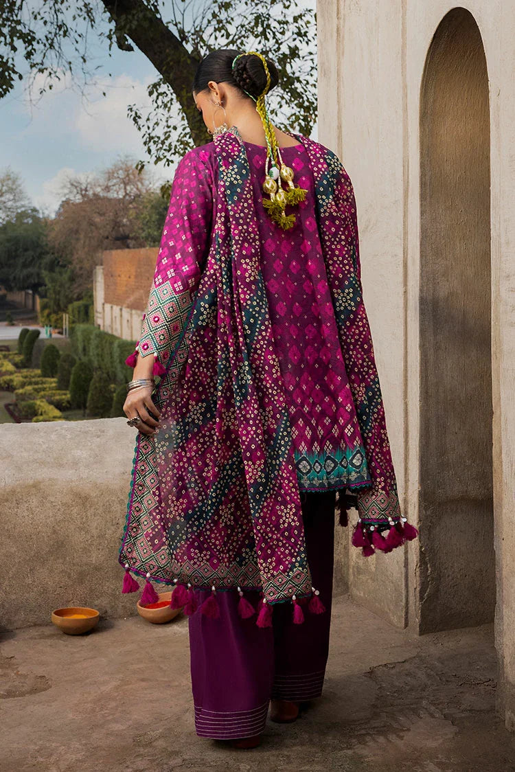 3-PC Unstitched Printed Lawn Suit