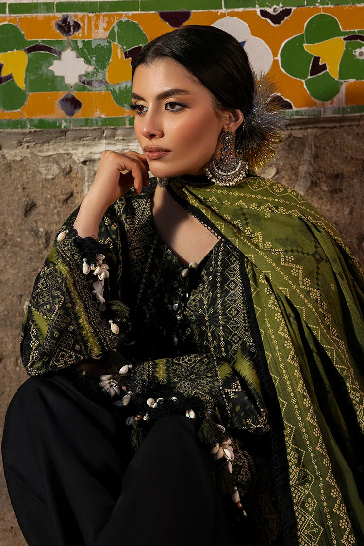 3-PC Unstitched Printed Lawn Suit