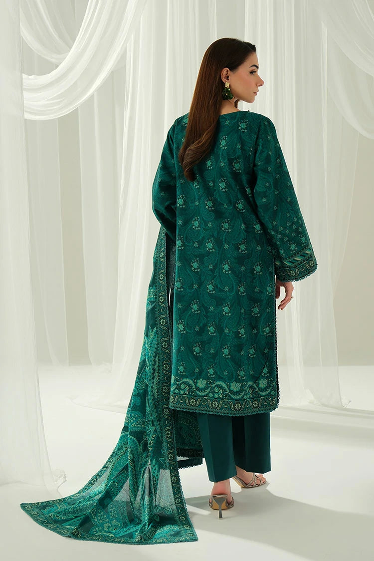 3-PC Unstitched Printed Lawn Suit