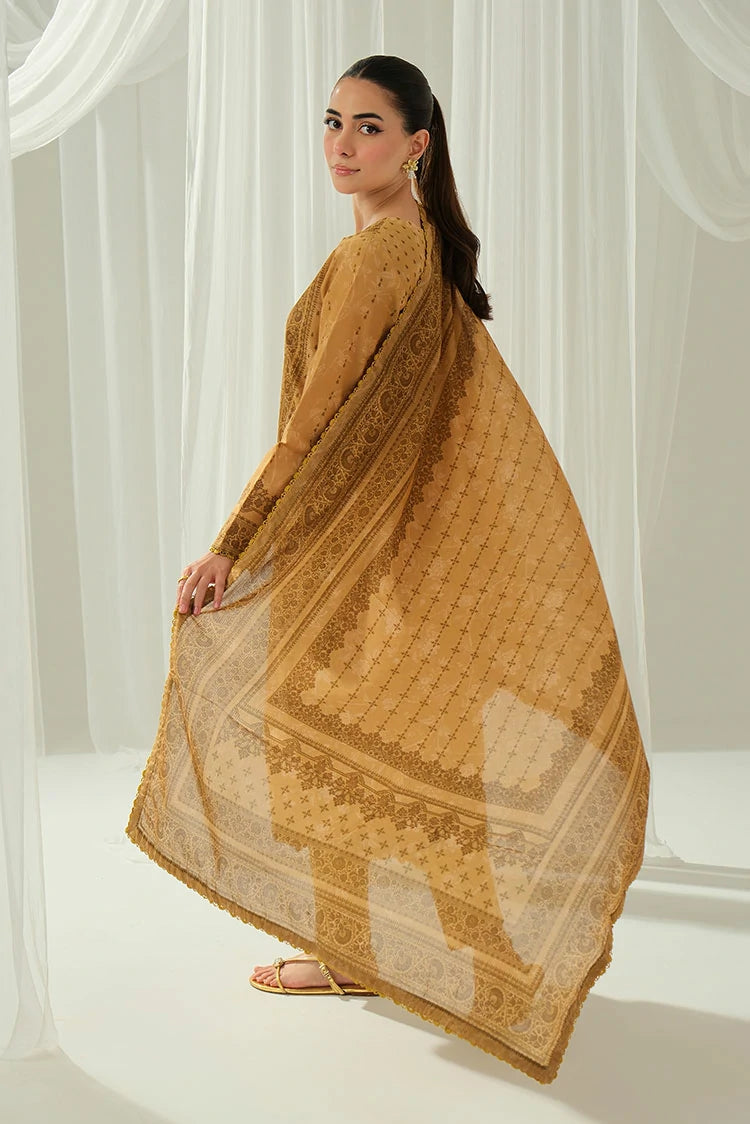 3-PC Unstitched Printed Lawn Suit