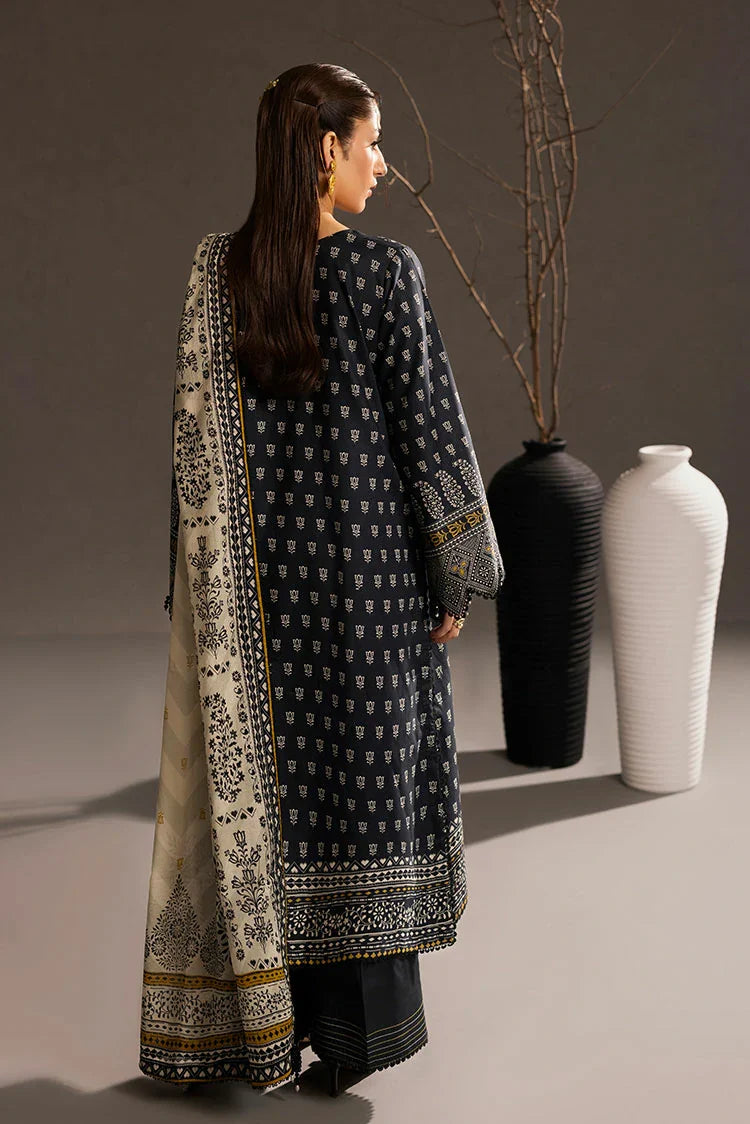 3-PC Unstitched Printed Lawn Suit