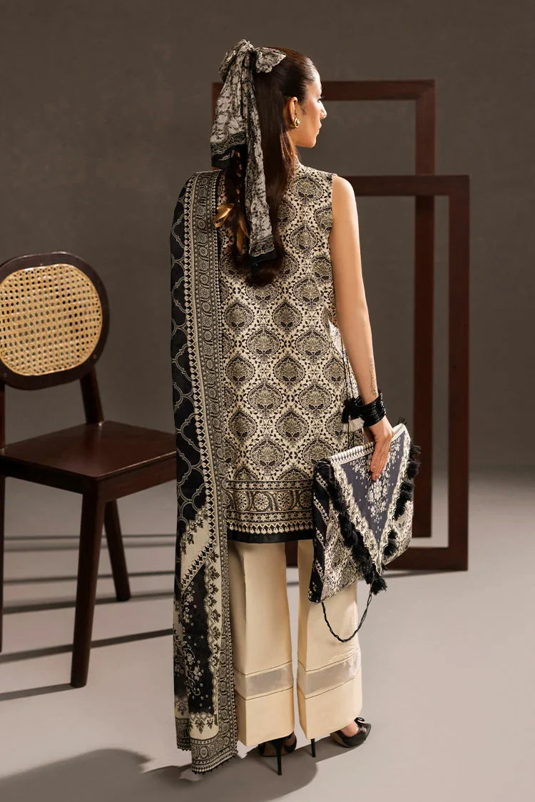 3-PC Unstitched Printed Lawn Suit