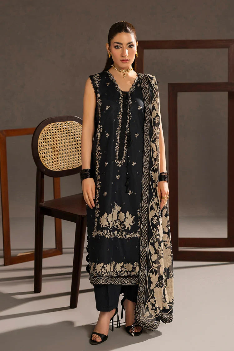 3-PC Unstitched Printed Lawn Suit