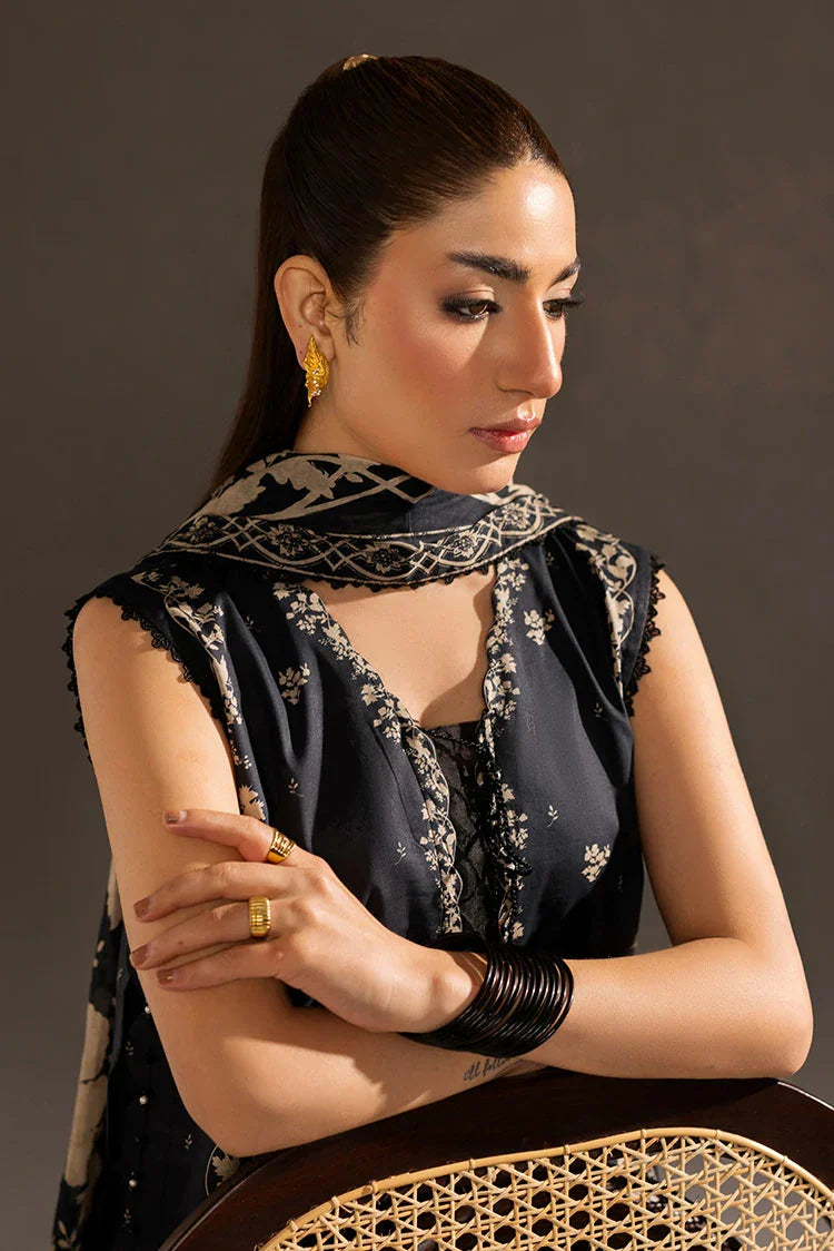 3-PC Unstitched Printed Lawn Suit