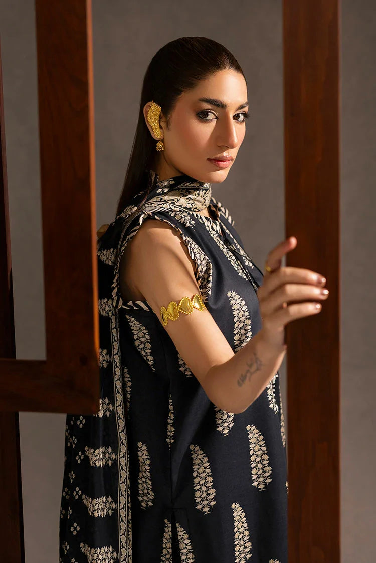 3-PC Unstitched Printed Lawn Suit