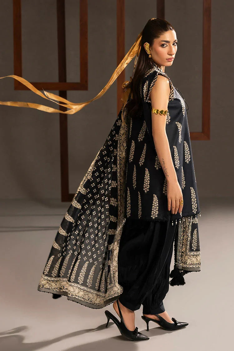 3-PC Unstitched Printed Lawn Suit