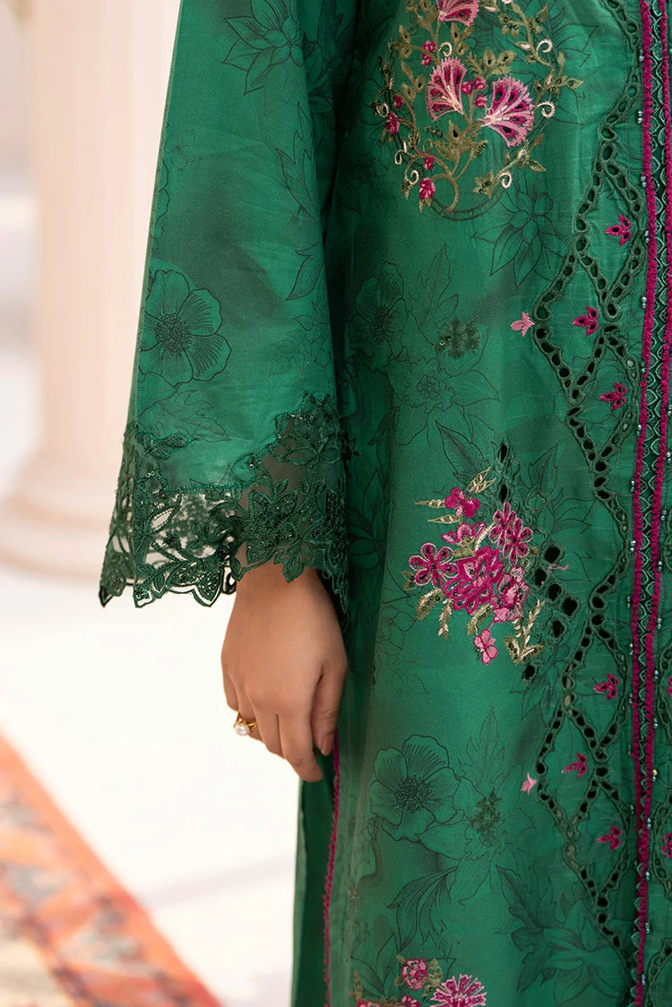 3-PC Stitched Embroidered Suit