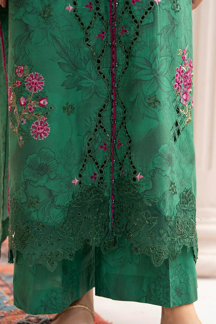 3-PC Stitched Embroidered Suit