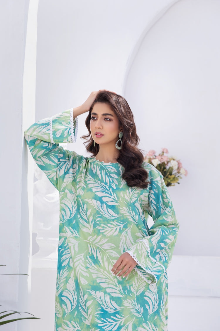 2-PC Stitched Printed Lawn Suit