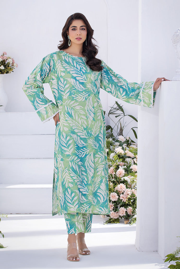 2-PC Stitched Printed Lawn Suit