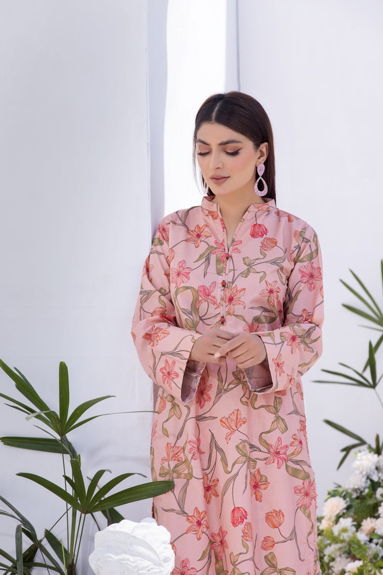 2-PC Stitched Printed Lawn Suit