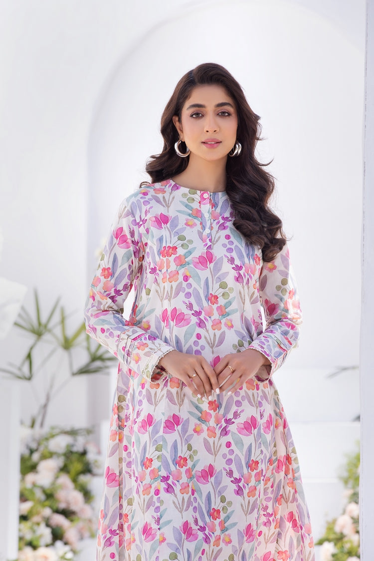 2-PC Stitched Printed Lawn Suit