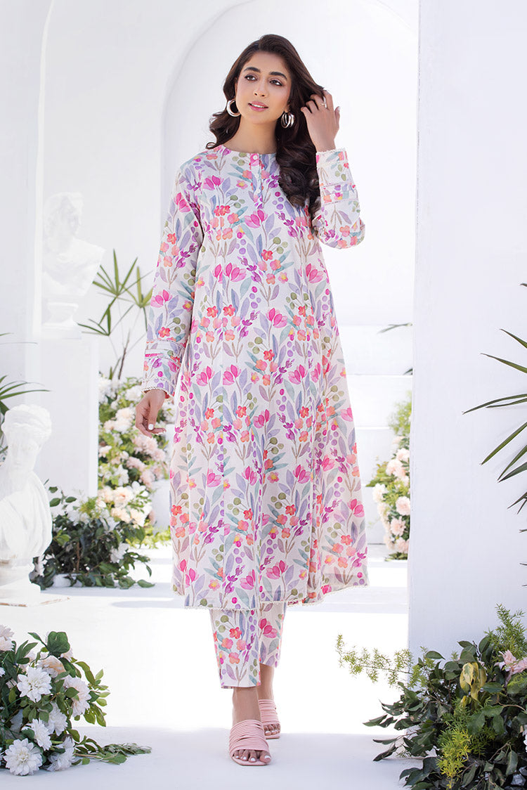 2-PC Stitched Printed Lawn Suit