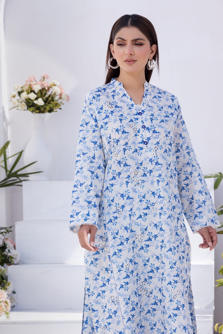 2-PC Stitched Printed Lawn Suit