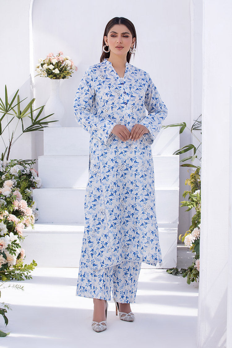 2-PC Stitched Printed Lawn Suit