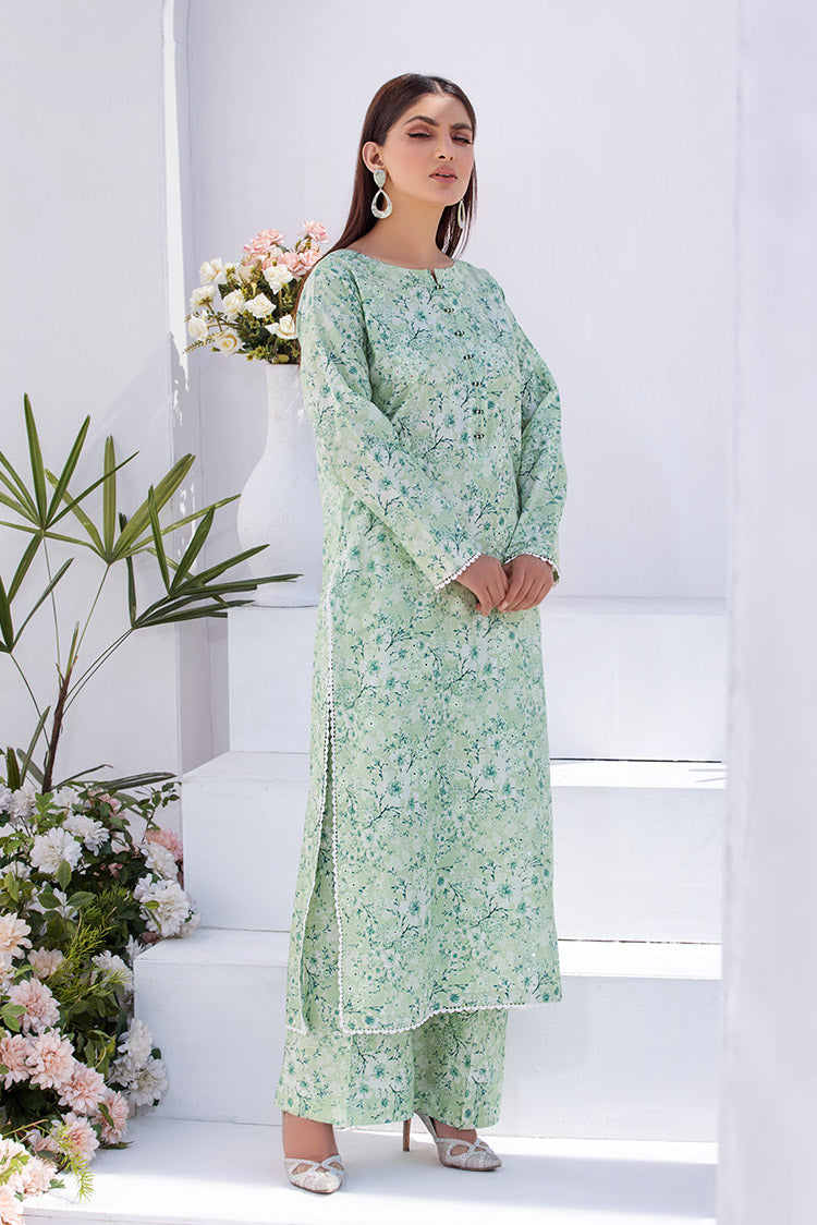 2-PC Stitched Printed Lawn Suit