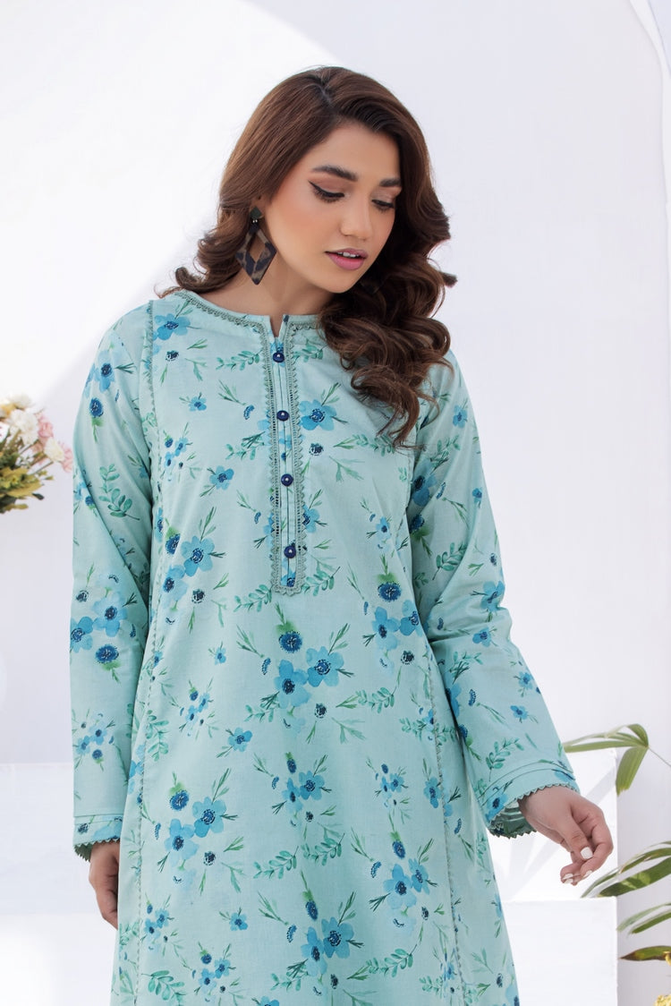 2-PC Stitched Printed Lawn Suit