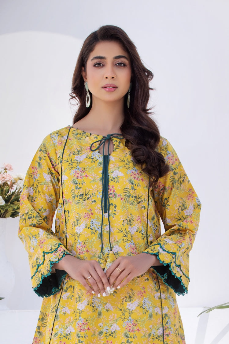 2-PC Stitched Printed Lawn Suit