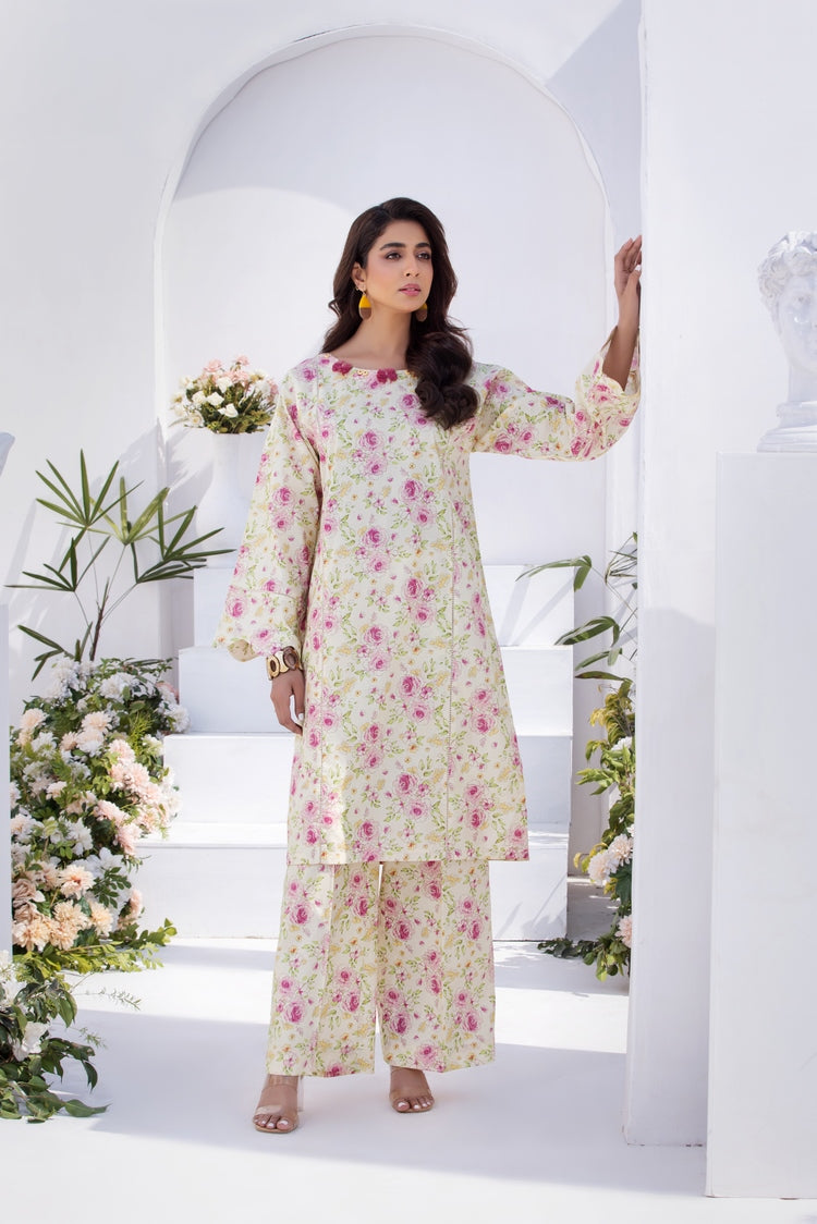 2-PC Stitched Printed Lawn Suit