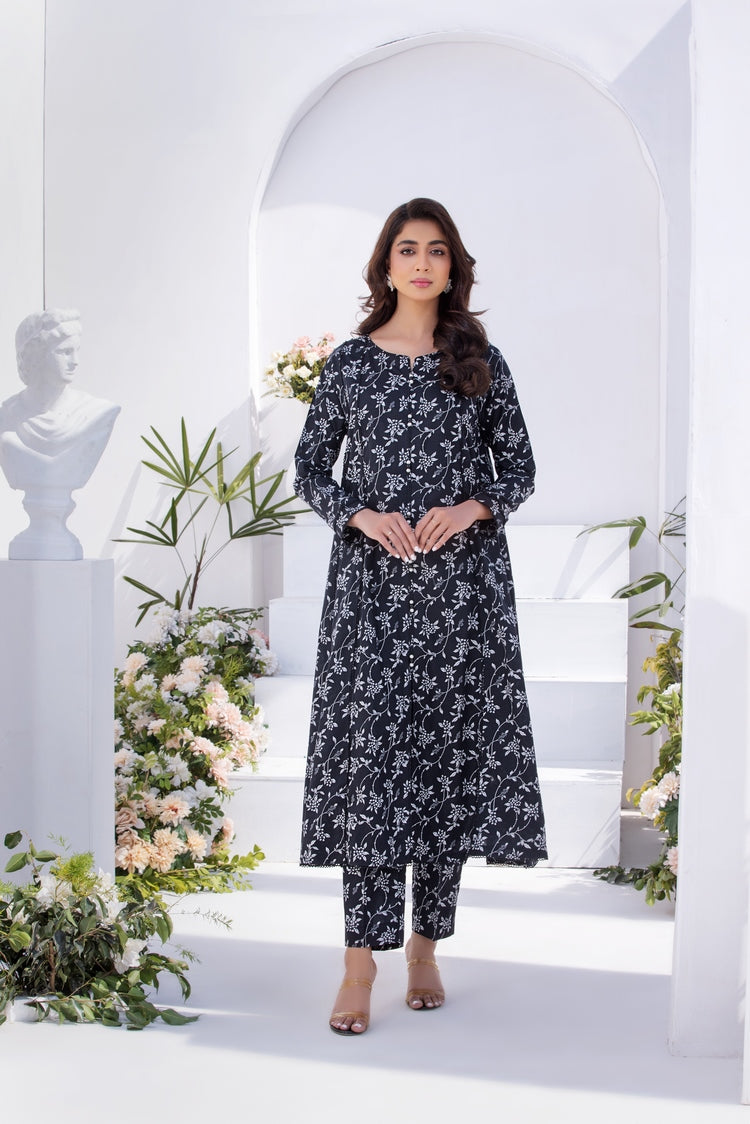 2-PC Stitched Printed Lawn Suit